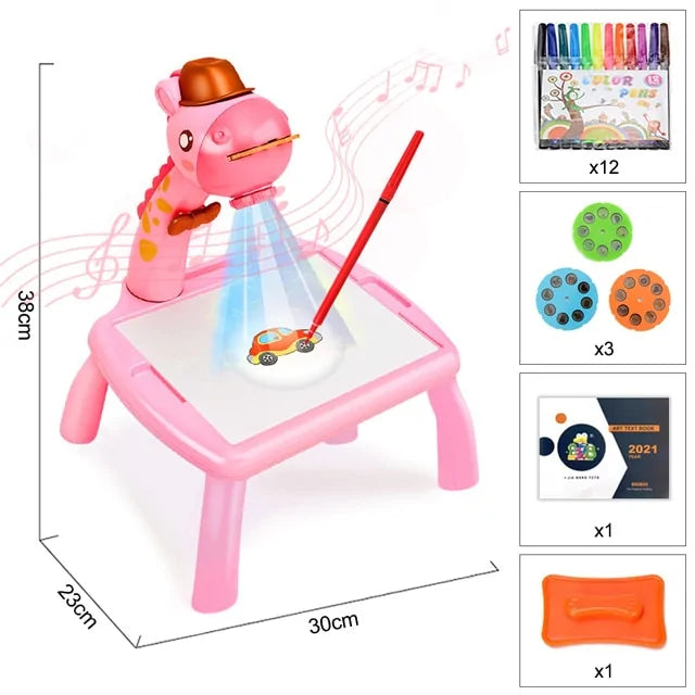 Children Led Projector Desk